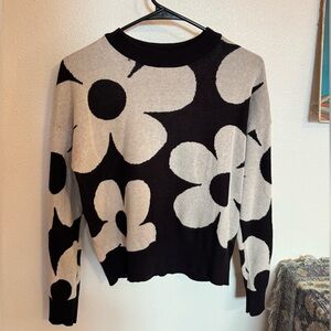 Retro Flower Sweater